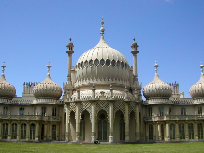 The Royal Pavilion in Brighton - home to the Prince Regent (King Geoge IV).